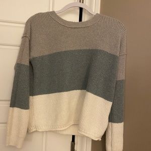 Striped sweater size small